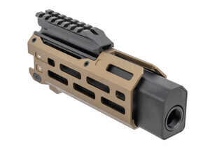 Strike Industries 6" Handguard for CZ EVO in FDE has multiple mounting positions